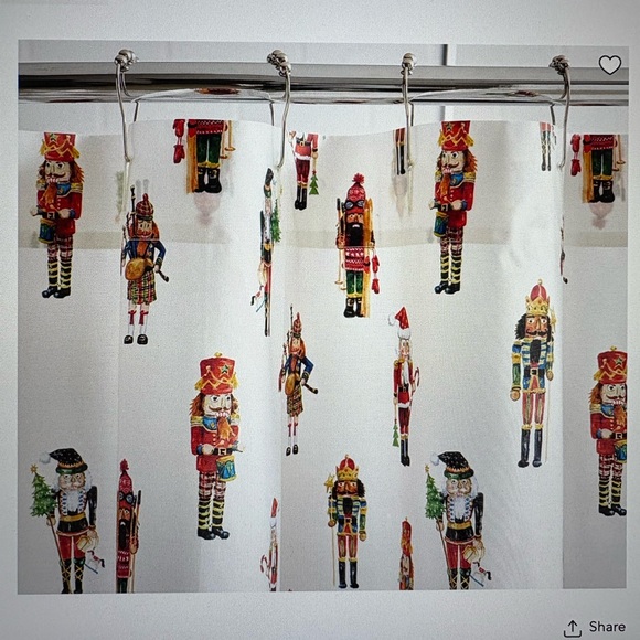 Nutcracker Shower Curtain - Picture 2 of 4